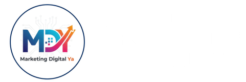 Logotipo de Marketing Digital Ya, agencia de diseño web y marketing digital en Colombia.